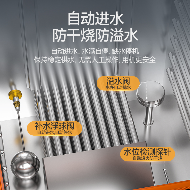 麥大廚商用雙門24盤智能恒溫燃氣蒸飯柜大型食堂蒸飯箱