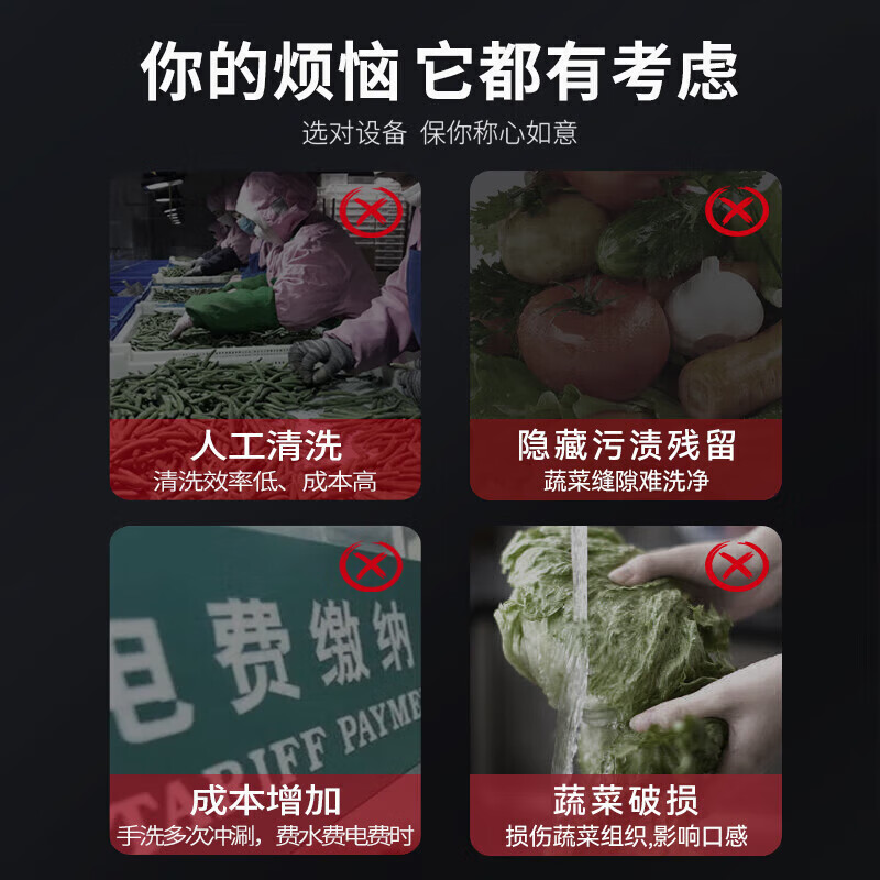 麥大廚商用洗菜機1.2米三合一多功能(氣泡、臭氧、加熱)洗菜機