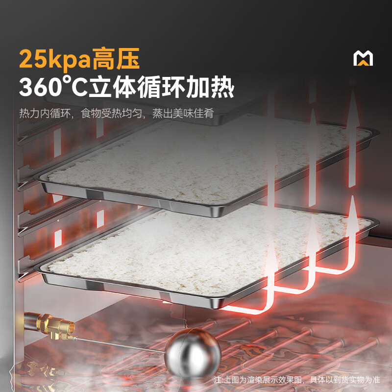 MDC商用高原蒸柜電熱款10盤(pán)單門(mén)蒸飯柜